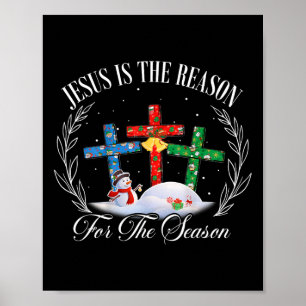 Jesus ist der Grund für den Christlichen Glauben d Poster