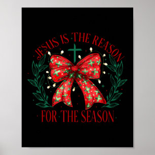Jesus ist der Grund für den Christlichen Glauben d Poster
