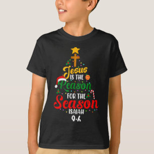 Jesus ist der Grund für den Saisonsbaum Jesaja 9_6 T-Shirt