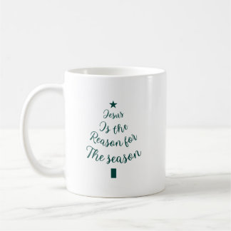 Jesus ist der Grund für den Weihnachtsbaum Kaffeetasse