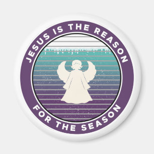 Jesus ist der Grund für den Weihnachtsgel der Jahr Magnet