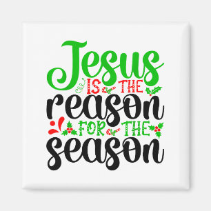 Jesus ist der Grund für die Bibel Merry Chr Magnet