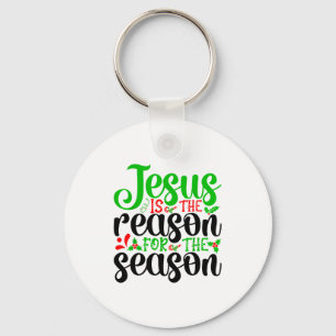 Jesus ist der Grund für die Bibel Merry Chr Schlüsselanhänger