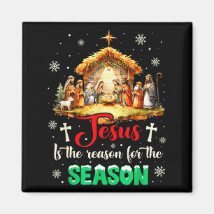 Jesus ist der Grund für die christliche Glaubenssa Magnet