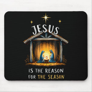 Jesus ist der Grund für die christliche Glaubenssa Mousepad