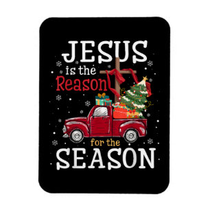 Jesus ist der Grund für die christliche Glaubensze Magnet