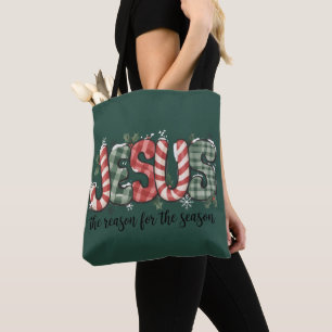 Jesus ist der Grund für die christliche Glaubensze Tasche