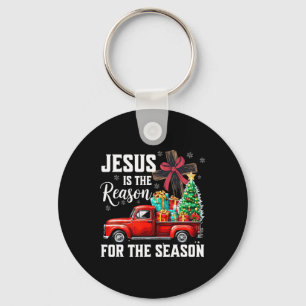 Jesus ist der Grund für die Christliche Jahreszeit Schlüsselanhänger