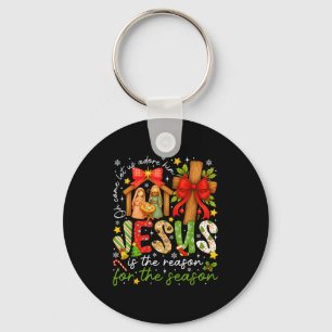 Jesus ist der Grund für die christliche Weihnachts Schlüsselanhänger