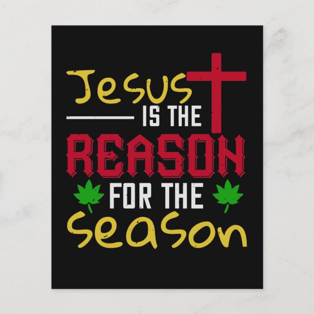 Jesus ist der Grund für die Jahreszeit (Vorderseite)