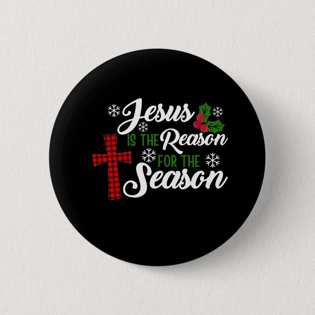 Jesus ist der Grund für die Jahreszeit Button (Vorderseite)