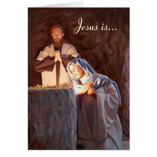 Jesus ist der Grund für die Jahreszeit-Gruß-Karte Karte