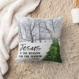 Jesus ist der Grund für die Jahreszeit Kissen