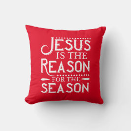 Jesus ist der Grund für die Jahreszeit Kissen