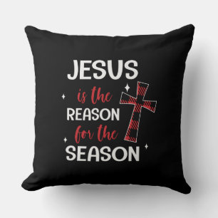 Jesus ist der Grund für die Jahreszeit Kissen