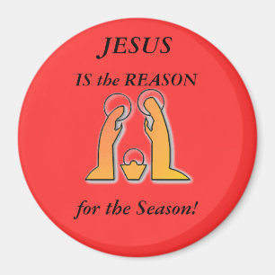 Jesus ist der Grund für die Jahreszeit, Magnet