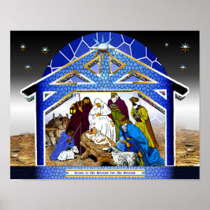 Jesus ist der Grund für die Jahreszeit. Poster