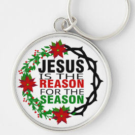 Jesus ist der Grund für die Jahreszeit Schlüsselanhänger