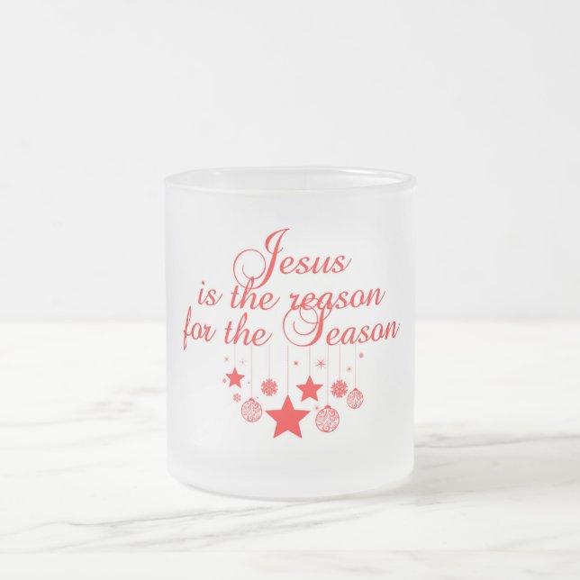 Jesus ist der Grund für die Mattierte Tasse der Sa (Mittel)