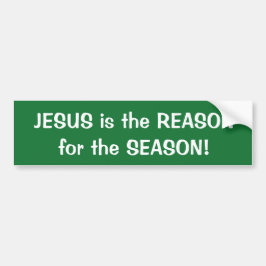 JESUS ist der GRUND für die Saison! Autoaufkleber! Autoaufkleber