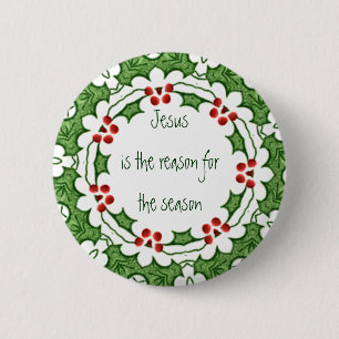 Jesus ist der Grund für die Saison Button