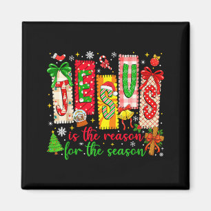 Jesus ist der Grund für die Saison Christlich Chri Magnet