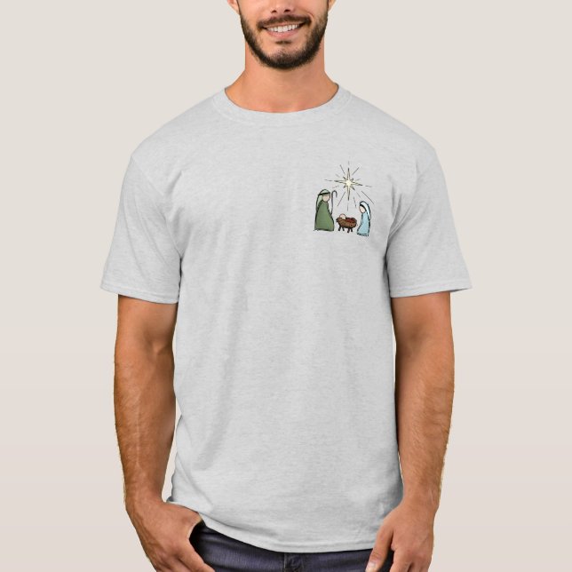 Jesus ist der Grund für die Saison - Farbe T-Shirt (Vorderseite)