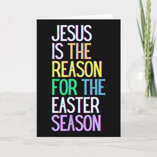 Jesus ist der Grund für die Saison Frohe Aufersteh Karte