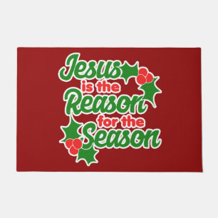Jesus ist der Grund für die Saison Fußmatte