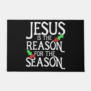 Jesus ist der Grund für die Saison Fußmatte