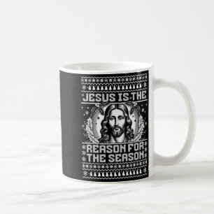 Jesus ist der Grund für die Saison - Hässlicher We Kaffeetasse