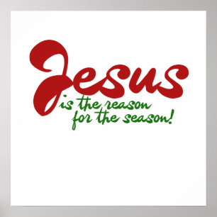 Jesus ist der Grund für die Saison Poster