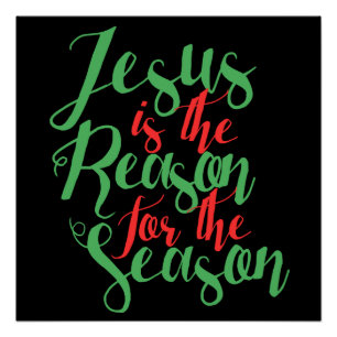 Jesus ist der Grund für die Saison Poster