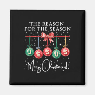 Jesus ist der Grund für die Saison religiöser Chri Magnet