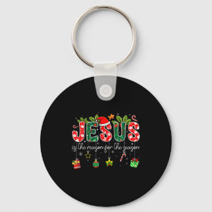 Jesus ist der Grund für die Weihnachtszeit Chris Schlüsselanhänger