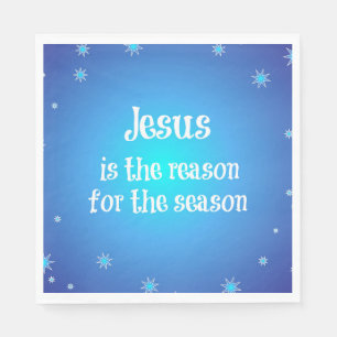 Jesus ist der Grund für die Weihnachtszeit Serviette