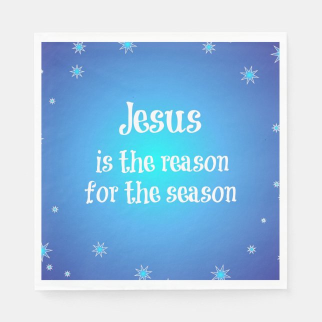 Jesus ist der Grund für die Weihnachtszeit Serviette (Vorderseite)