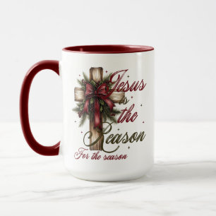 Jesus ist der Grund für die Weihnachtszeit Tasse