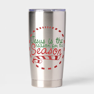 Jesus ist der Grund für die Weihnachtszeit Thermobecher