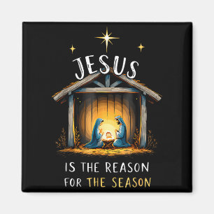 Jesus ist der Grund für die Weihnachtszeit Xmas Magnet