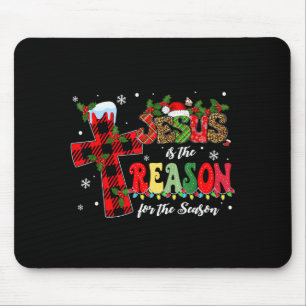 Jesus ist der Grund für die Weihnachtszeit Xmas Mousepad