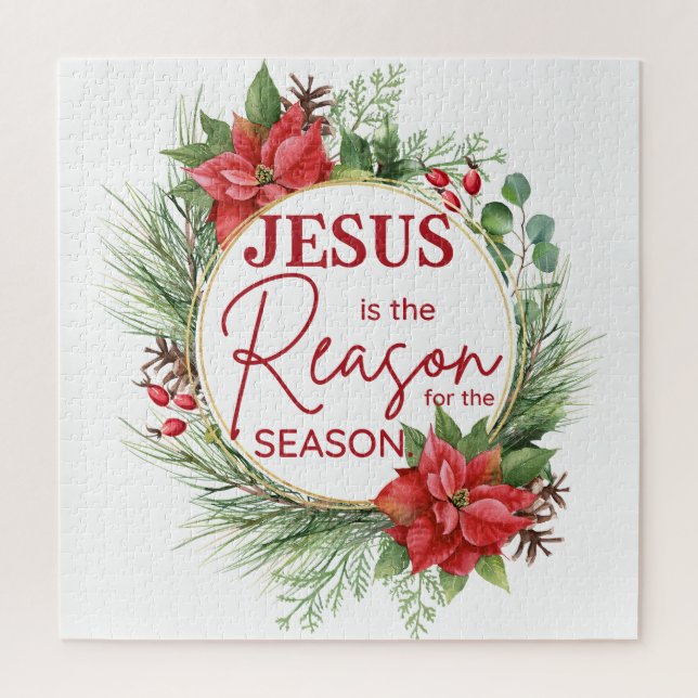 Jesus ist der Grund für Weihnachten der Jahreszeit (Vertikal)