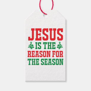 Jesus ist der Grund für Weihnachten der Jahreszeit Geschenkanhänger