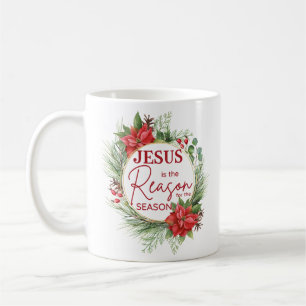 Jesus ist der Grund für Weihnachten der Jahreszeit Kaffeetasse
