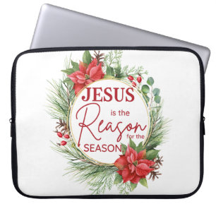 Jesus ist der Grund für Weihnachten der Jahreszeit Laptopschutzhülle