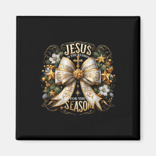 Jesus ist der Grund für Weihnachten der Jahreszeit Magnet
