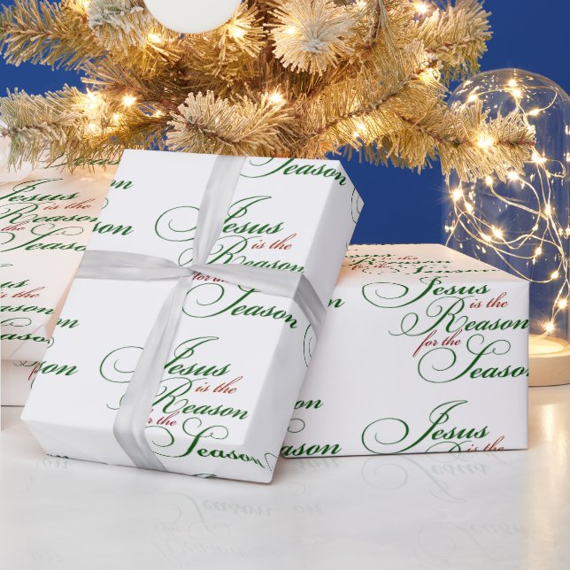 Jesus ist der Grund für Weihnachten Geschenkpapier (Feiertage)