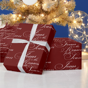 Jesus ist der Grund für Weihnachten Geschenkpapier