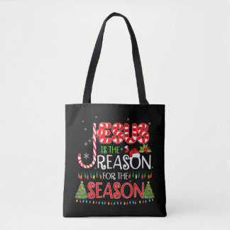 Jesus ist der Grund für Weihnachtsgeschenke der Sa Tasche