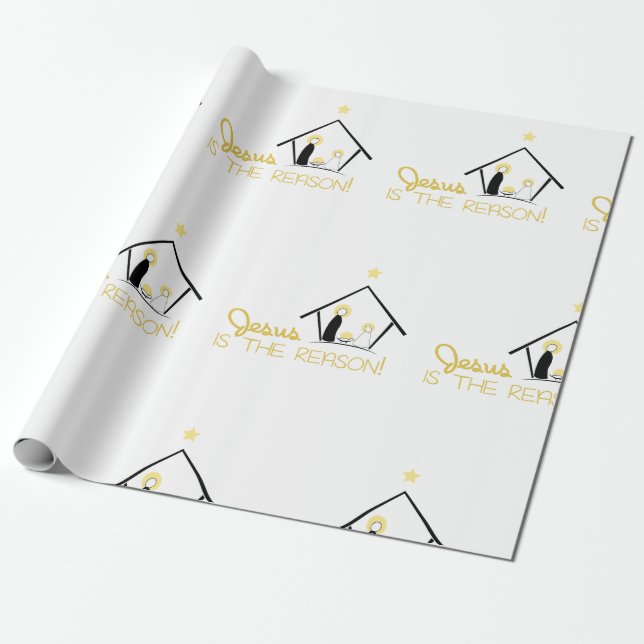 Jesus ist der Grund Geschenkpapier (Ungerollt)